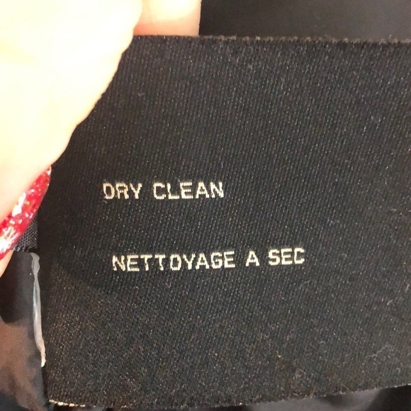 Cole Haan Down Puffer Coat Bow Cuffs Feathers Size Medium Zipper Pockets - Picture 10 of 13